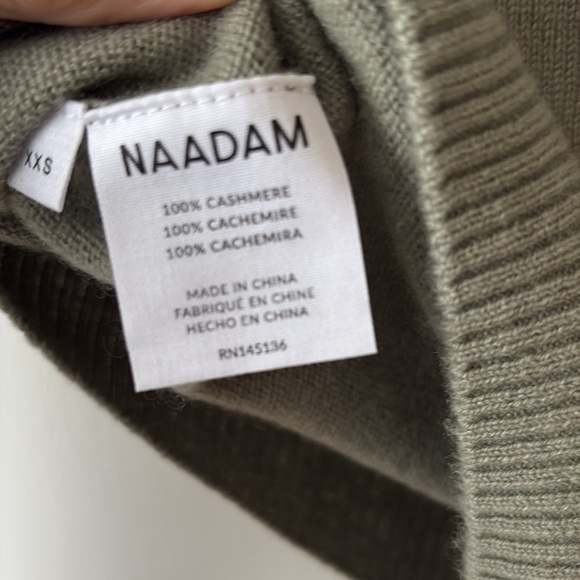 NAADAM Classic Cashmere Turtleneck Sweater XXS - Picture 6 of 10